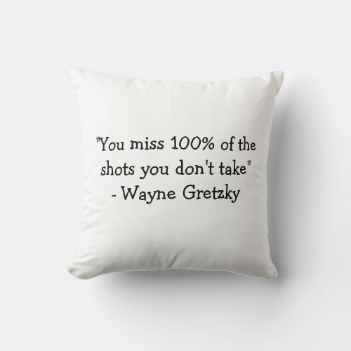 Hockey Pillow _ Wayne Gretzky