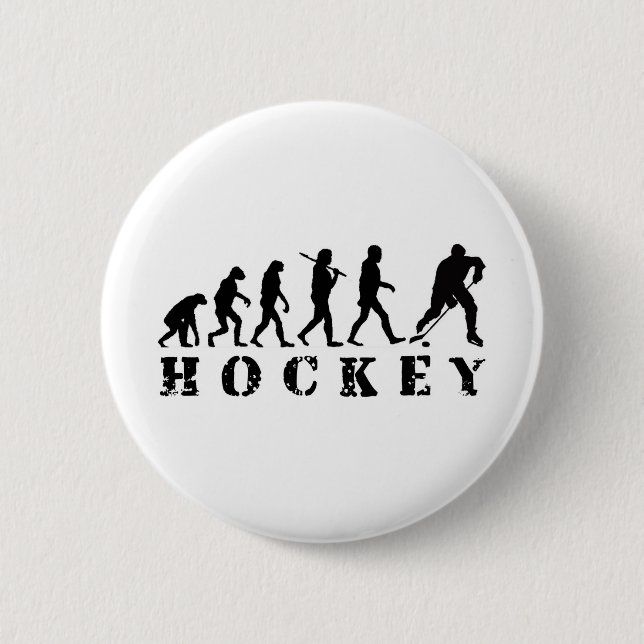Hockey Pinback Button (Front)