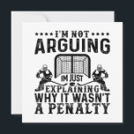 Hockey Player Arguing Gift Funny Hockey Save The Date<br><div class="desc">Hockey Player Arguing Gift Funny Hockey</div>