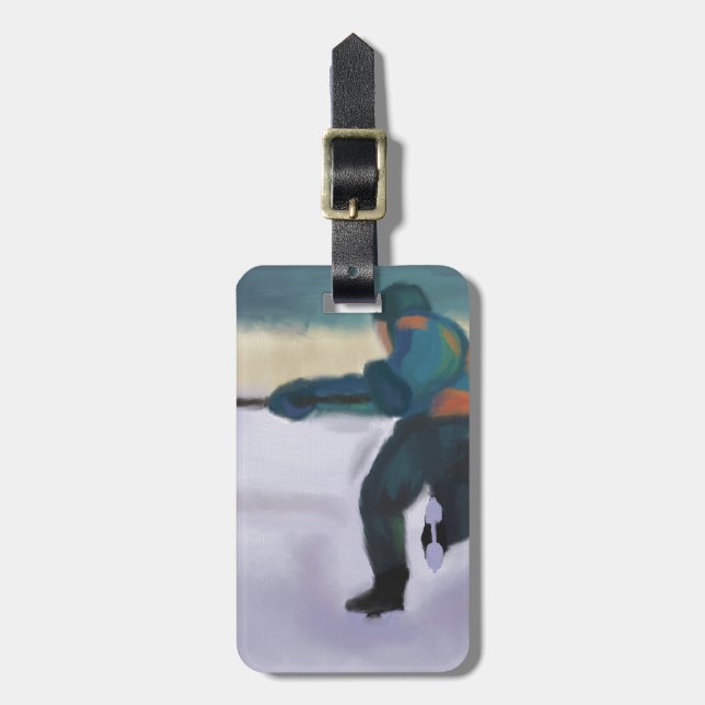 Hockey Player, Bag Tag (Front Vertical)