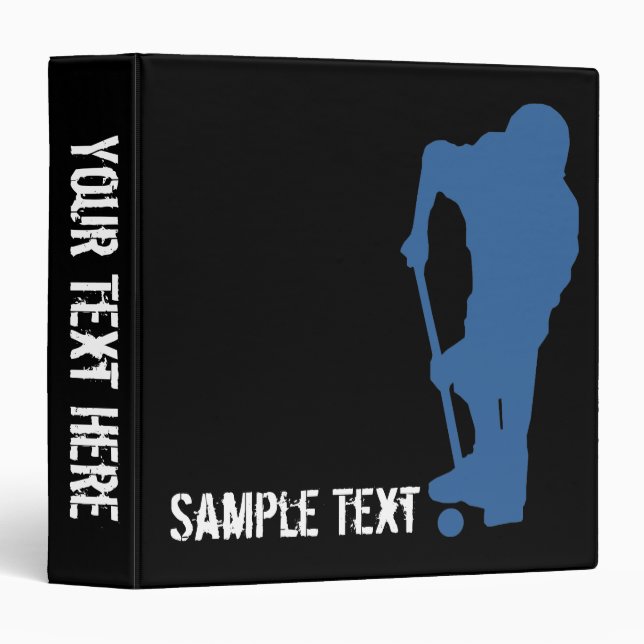 Hockey Player Binder (Front/Spine)