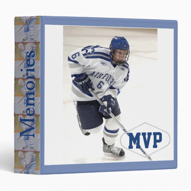 HOCKEY PLAYER BINDER (Front/Spine)