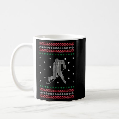 Hockey Player Christmas Cool Sport Ugly X_mas Paja Coffee Mug