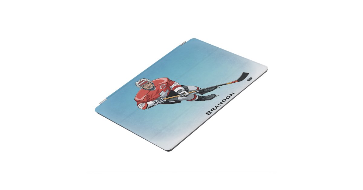 Hockey Player Design iPad Cover Zazzle