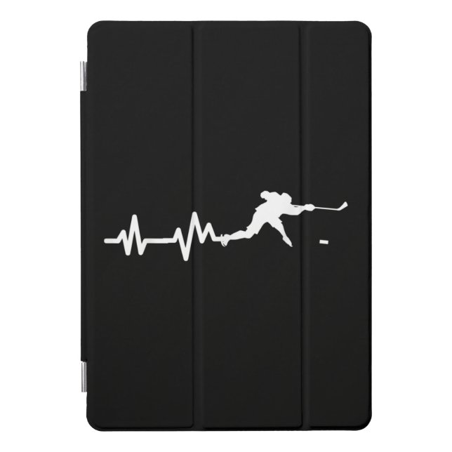 Hockey Player Heartbeat Ice Hockey iPad Pro Cover (Front)