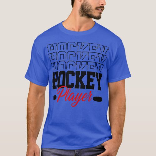 Hockey Player Ice and Roller Hockey    1  T_Shirt