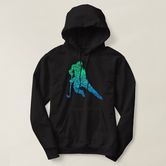 Hockey Player Ice Hockey Youth Men Kids Boys Essen Hoodie (Design Front)