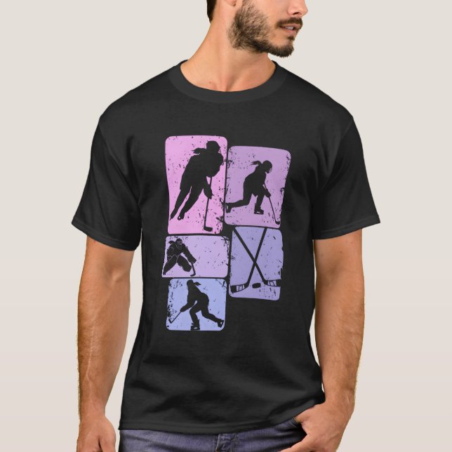 Hockey Player Ice Hockey Youth T-Shirt (Front)