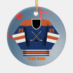 girl hockey player christmas ornaments