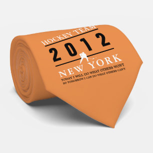 Hockey Player Neck Tie