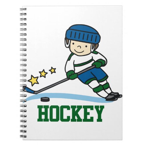 Hockey Player Notebook