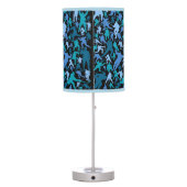 Hockey Player Pattern Table Lamp (Back)