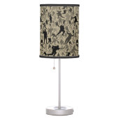Hockey Player Pattern Table Lamp (Right)