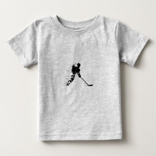 Hockey player playing baby T_Shirt