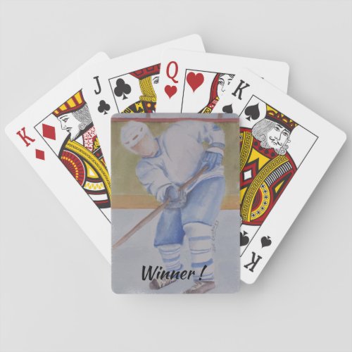 HOCKEY PLAYER PLAYING CARDS