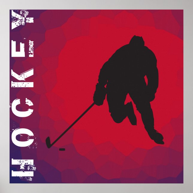 Hockey Player Poster (Front)
