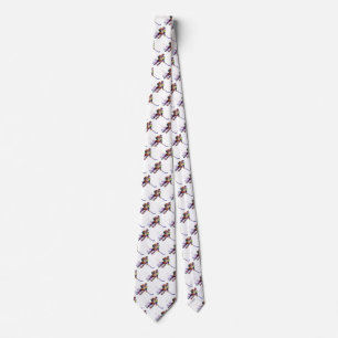 Hockey Player Sport Multicolored Neck Tie