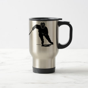 Hockey Player Travel Mug