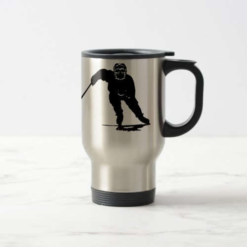 Hockey Player Travel Mug