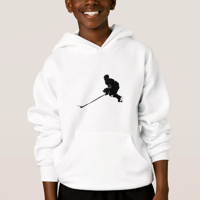 Hockey Player - Winter Sports Hoodie (Front)