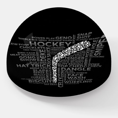 Hockey Players and Slang Paperweight