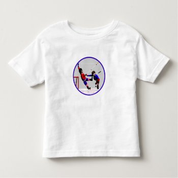 Hockey Players In Action Toddler T-shirt by Peerdrops at Zazzle