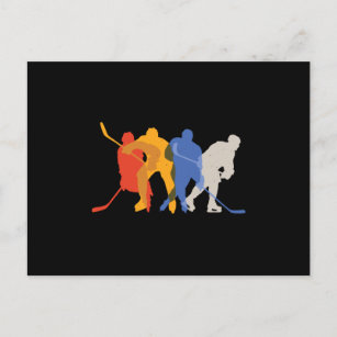 Hockey Players Postcard