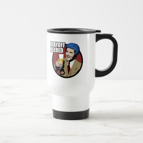 Hockey Playoff Beered Travel Mug