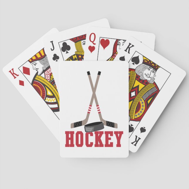 Hockey Poker Cards (Back)