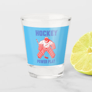 Hockey Power Play Shot Glass
