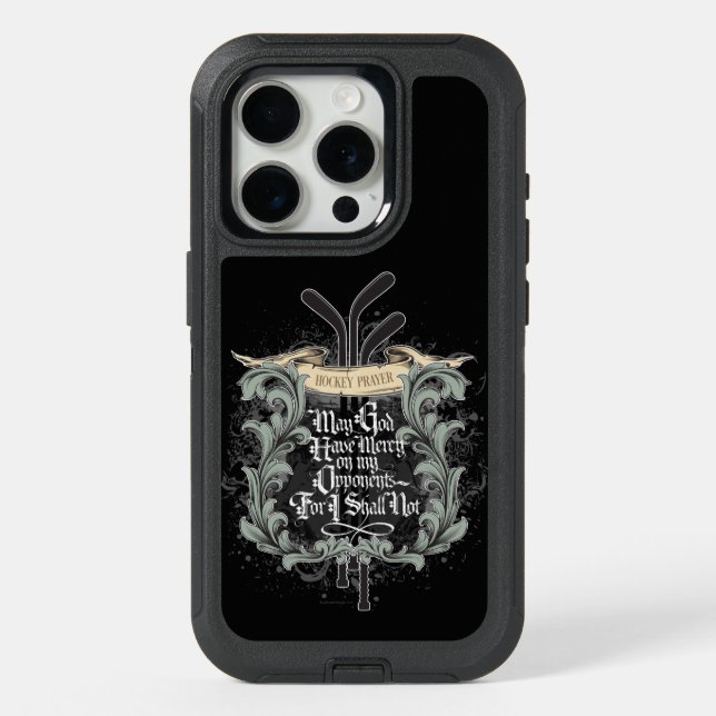 Hockey Prayer iPhone 15 Pro Case (Back)