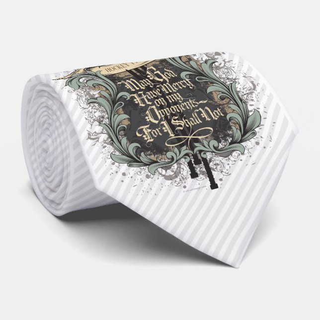 Hockey Prayer (with player number) Neck Tie (Rolled)