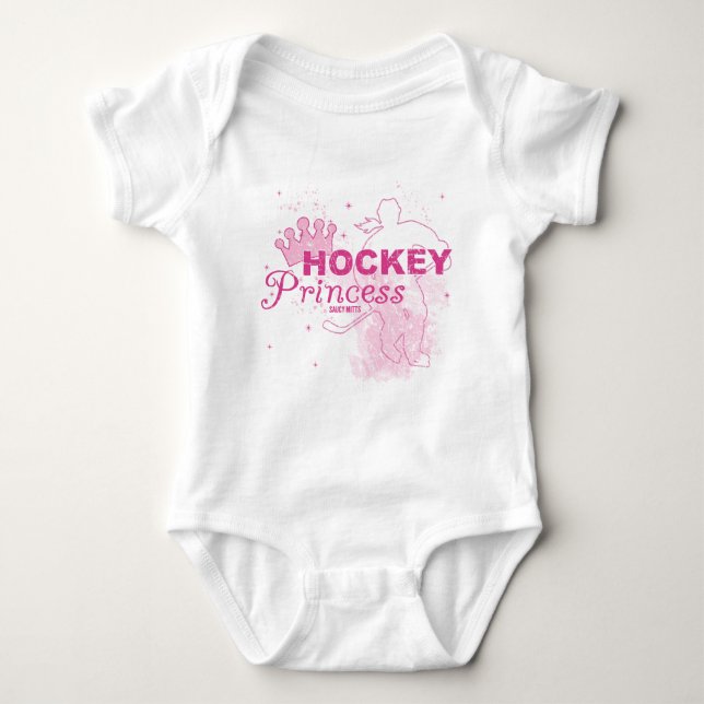 Hockey Princess Baby Bodysuit (Front)