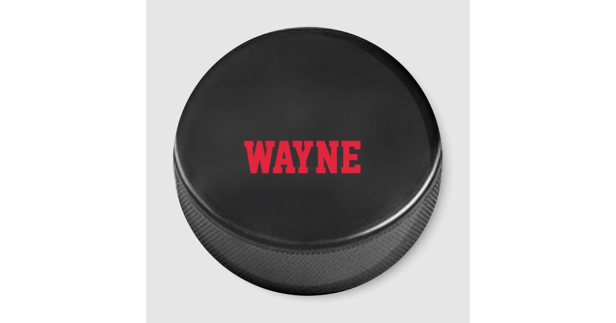 Hockey Puck Personalized Magnet Zazzle