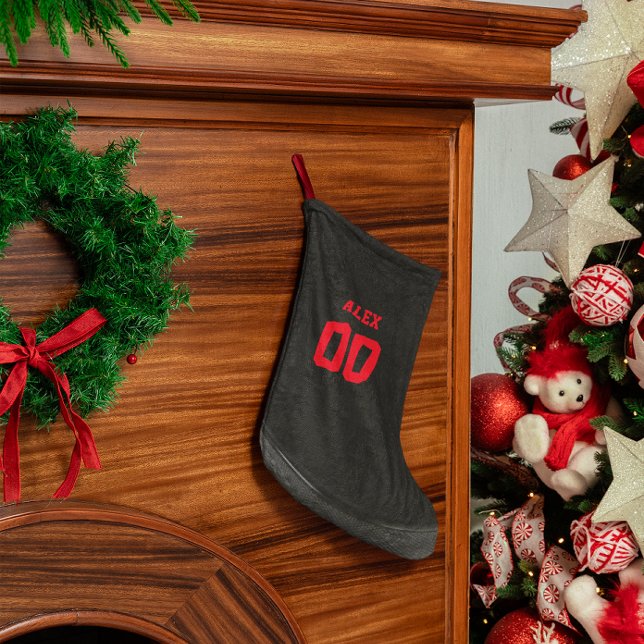 Hockey Puck Personalized Stocking (Creator Uploaded)