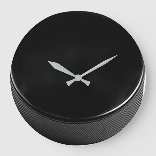 Hockey Puck Wall Clock (Front)