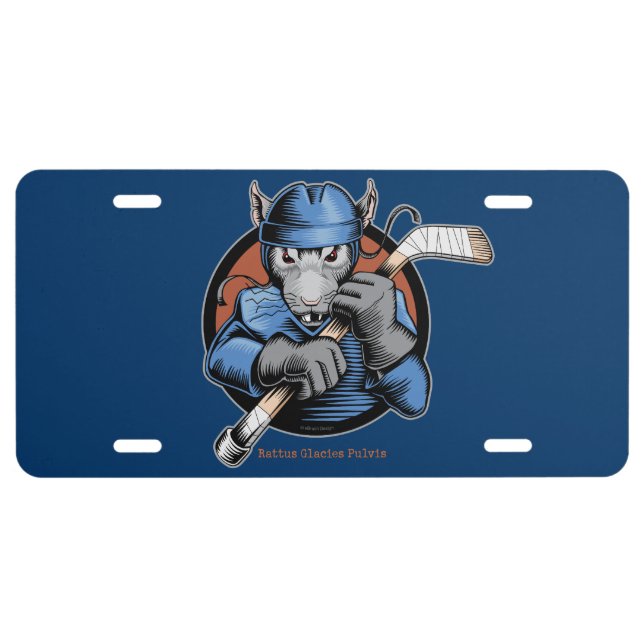 Hockey Rat License Plate (Front)