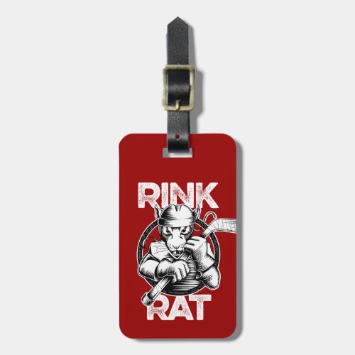 Hockey Rat Luggage Tag