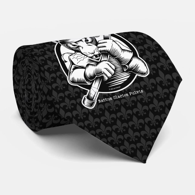 Hockey Rat Neck Tie (Rolled)