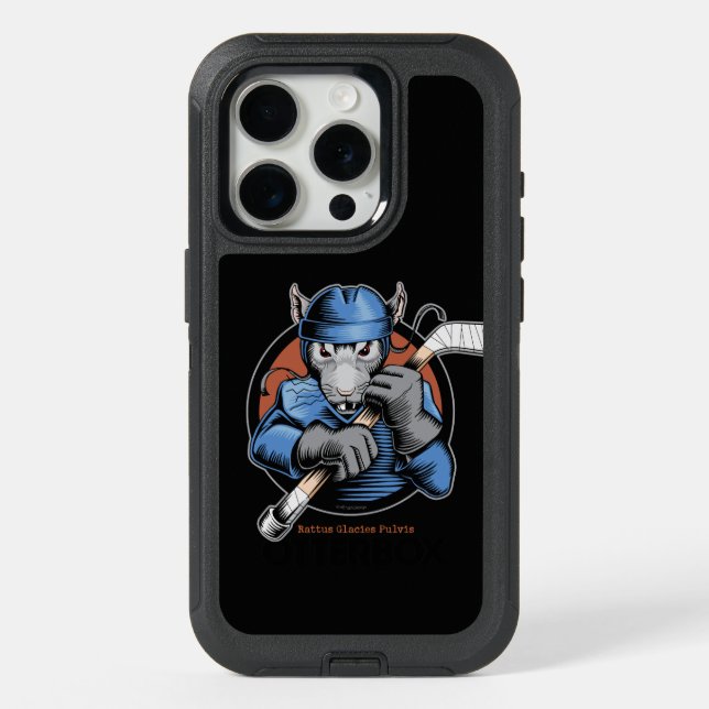 Hockey Rat Otterbox iPhone Case (Back)