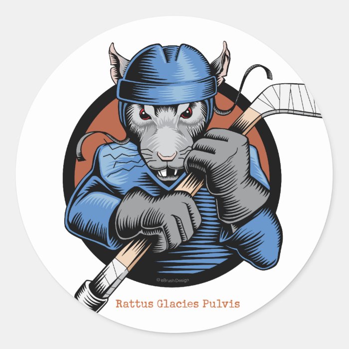 Hockey Rat Sticker