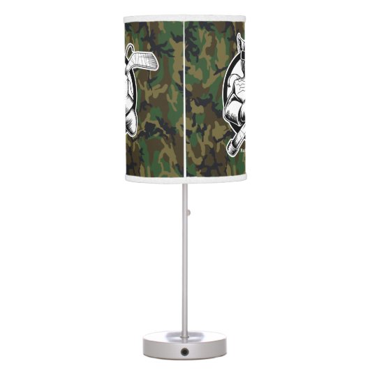 Hockey Rat Table Lamp (Back)