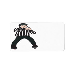 Hockey Referee Label