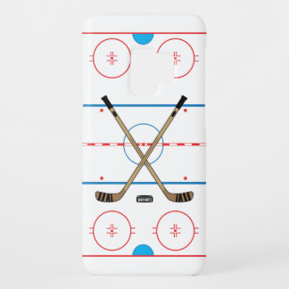 Hockey Rink Center Ice Hockey Sticks Hockey Player Case-Mate Samsung Galaxy S9 Case