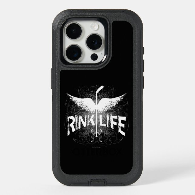 Hockey Rink Life iPhone 15 Pro Case (Back)