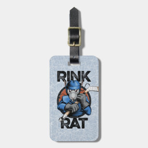 Hockey Rink Rat Luggage Tag