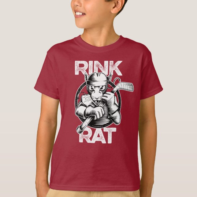 Hockey Rink Rat T-Shirt (Front)