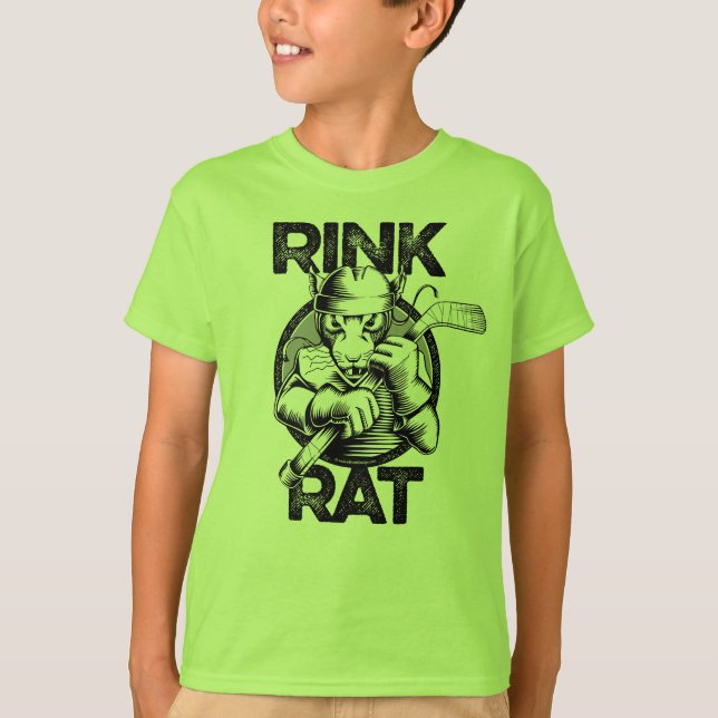 Hockey Rink Rat T-Shirt (Front)