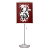 Hockey Rink Rat Table Lamp (Left)