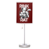 Hockey Rink Rat Table Lamp (Right)